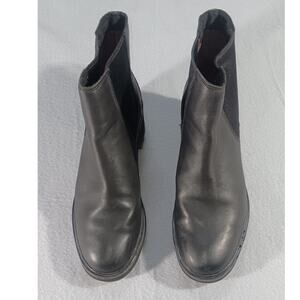 Timberland Women's Leather kori park Chelsea Ankle Boot with Lug Wedge Sole